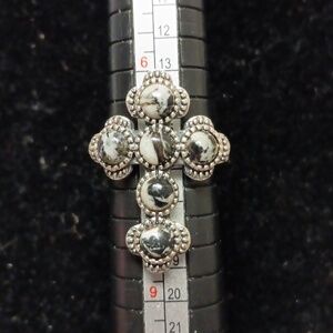 Artisan Crafted D'Joy White Buffalo 4.00 ctw Ring in Sterling Silver Size 7